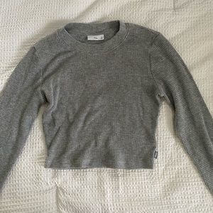 Aritzia Mock neck thermal long sleeve